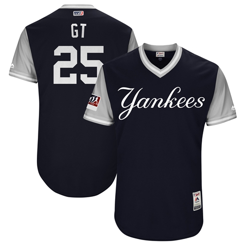 New York Yankees #25 Gleyber Torres Navy