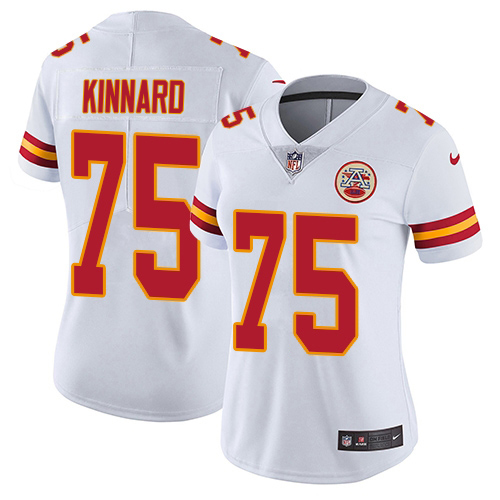 Chiefs #75 Darian Kinnard White Women's Stitched Vapor Untouchable Limited Jersey cheap jerseys for sale - CheapJerseys.Shop