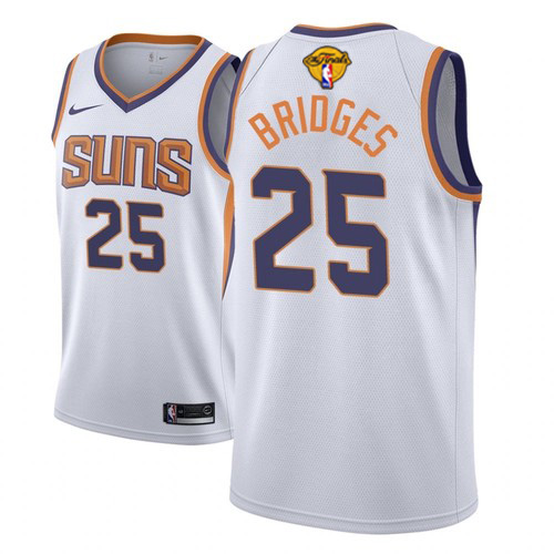 Phoenix Suns #25 Mikal Bridges Mens 2021 Finals Bound Swingman Association Edition Jersey White Mens cheap jerseys for sale - CheapJerseys.Shop
