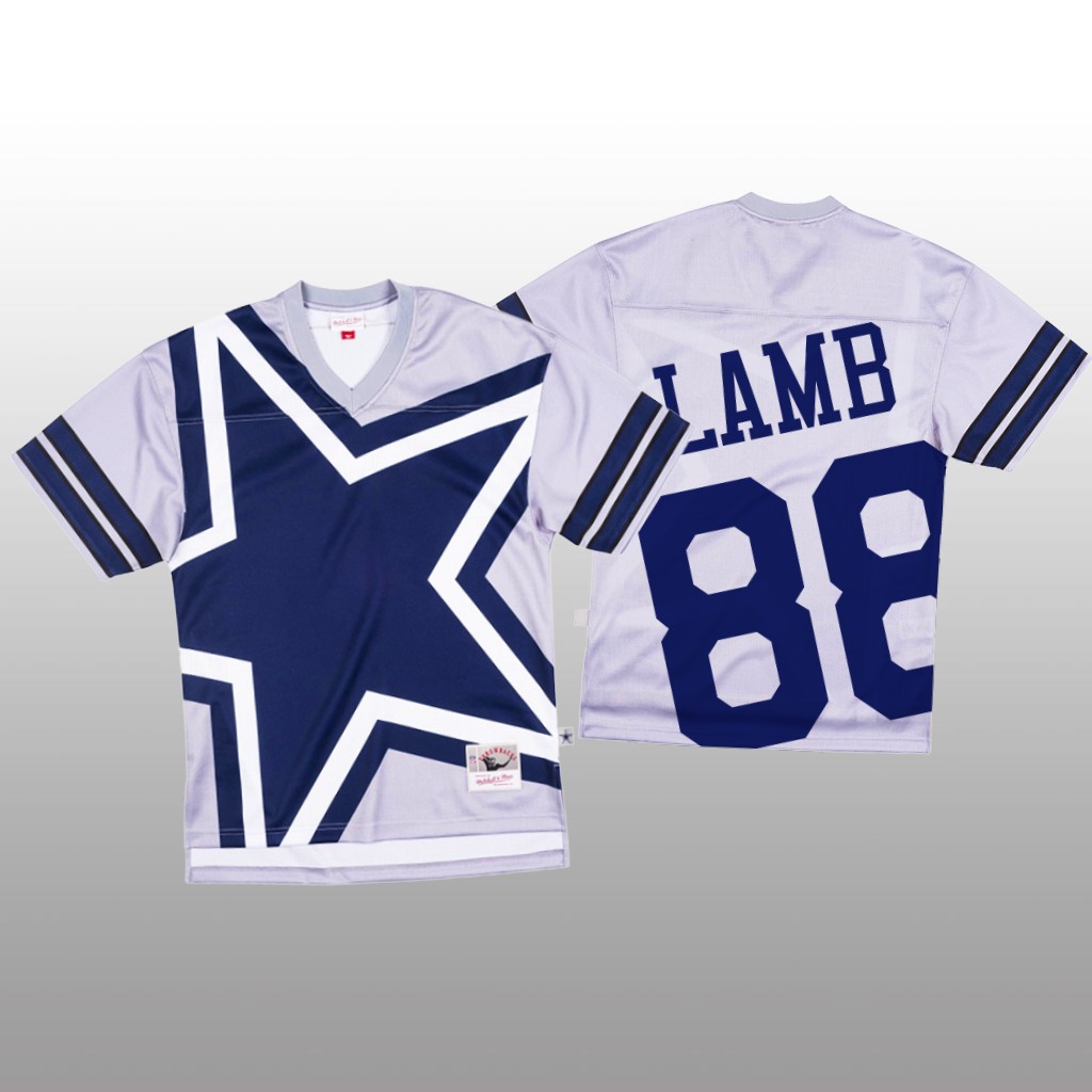 Dallas Cowboys #88 CeeDee Lamb White Men's Mitchell & Nell Big Face Fashion Limited Jersey cheap jerseys for sale - CheapJerseys.Shop