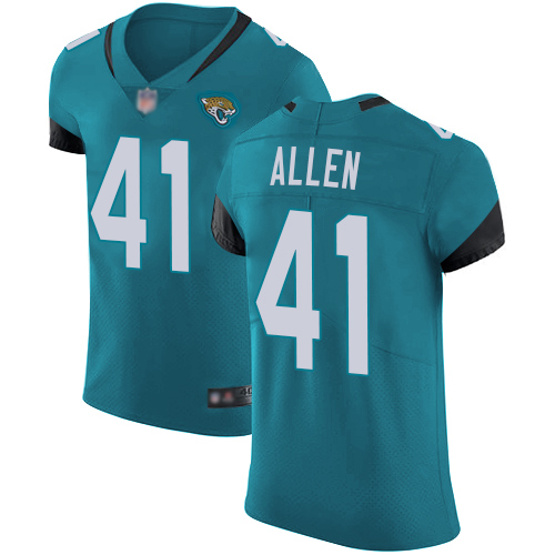 Jaguars #41 Josh Allen Teal Green Alternate Men's Stitched Vapor Untouchable Elite Jersey cheap jerseys for sale - CheapJerseys.Shop