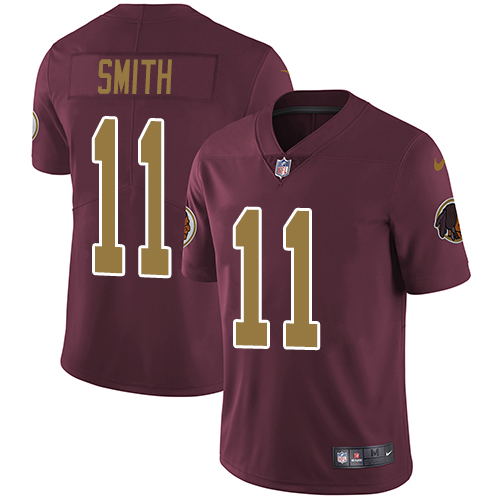 Washington Commanders #11 Alex Smith Burgundy Red Alternate Men's Stitched Vapor Untouchable Limited Jersey Men's cheap jerseys for sale - CheapJerseys.Shop
