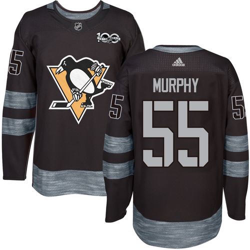 Pittsburgh Penguins #55 Larry Murphy Black 1917-2017 100th Anniversary Stitched Jersey Men's cheap jerseys for sale - CheapJerseys.Shop