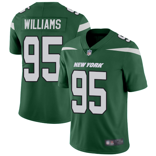 New York Jets #95 Quinnen Williams Green Team Color Men's Stitched Vapor Untouchable Limited Jersey Men's cheap jerseys for sale - CheapJerseys.Shop