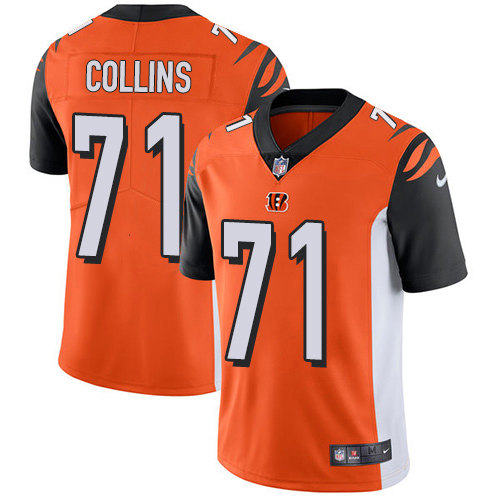 Bengals #71 La'el Collins Orange Alternate Youth Stitched Vapor Untouchable Limited Jersey cheap jerseys for sale - CheapJerseys.Shop