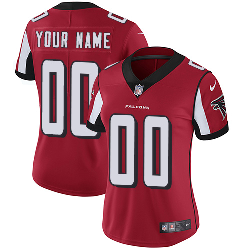 Atlanta Falcons Customized Red Team Color Stitched Vapor Untouchable Limited Women's Jersey cheap jerseys for sale - CheapJerseys.Shop