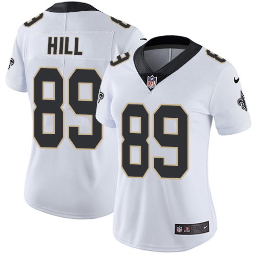 New Orleans Saints #89 Josh Hill White Women's Stitched Vapor Untouchable Limited Jersey Womens cheap jerseys for sale - CheapJerseys.Shop