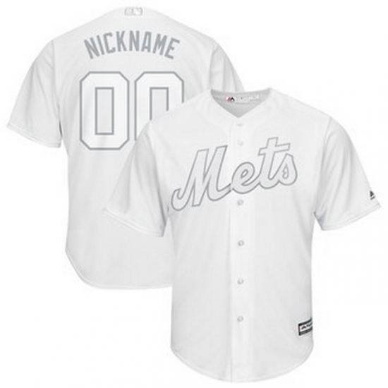 Men Women Youth Toddler All Size New York Mets Majestic 2019 Players Weekend Cool Base Roster Custom White Jersey cheap jerseys for sale - CheapJerseys.Shop