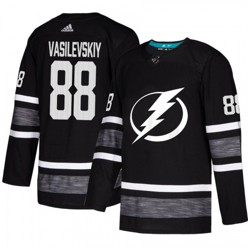 Tampa Bay Lightning #88 Andrei Vasilevskiy Black Authentic 2019 All-Star Stitched Jersey Men's cheap jerseys for sale - CheapJerseys.Shop