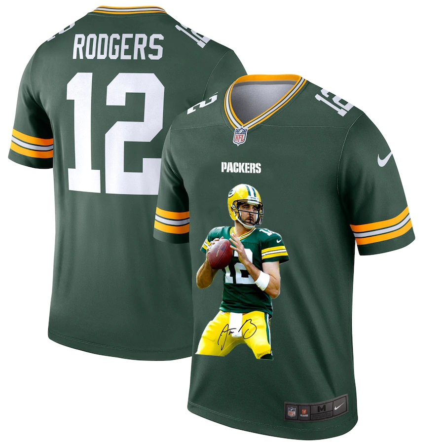 Green Bay Packers #12 Aaron Rodgers Men's Player Signature Moves Vapor Limited Jersey Green cheap jerseys for sale - CheapJerseys.Shop