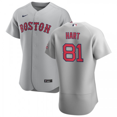 Boston Boston Red Sox #81 Kyle Hart Men's Gray Road 2020 Authentic Team Jersey Men's cheap jerseys for sale - CheapJerseys.Shop