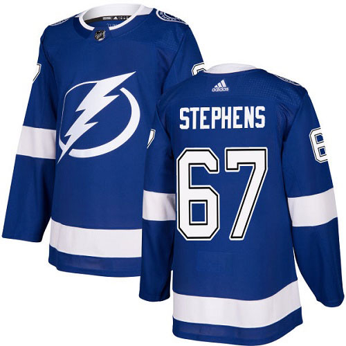 Tampa Bay Lightning #67 Mitchell Stephens Blue Home Authentic Stitched Jersey Men's cheap jerseys for sale - CheapJerseys.Shop