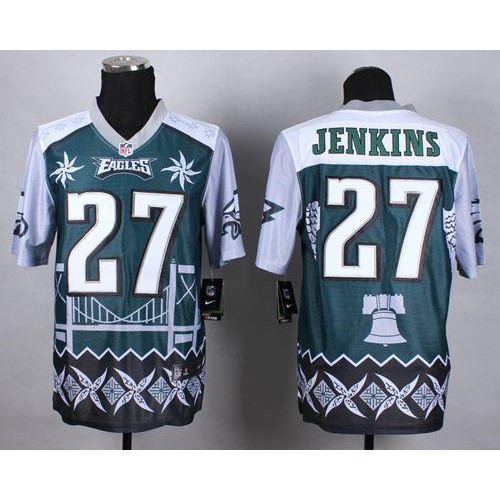 Philadelphia Eagles #27 Malcolm Jenkins Midnight Green Men's Stitched Elite Noble Fashion Jersey Men's cheap jerseys for sale - CheapJerseys.Shop