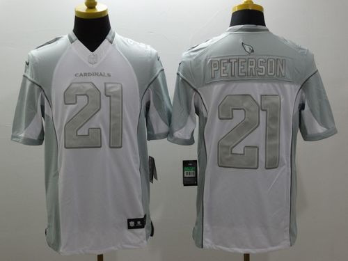 Cardinals #21 Patrick Peterson White Men's Stitched Limited Platinum Jersey cheap jerseys for sale - CheapJerseys.Shop