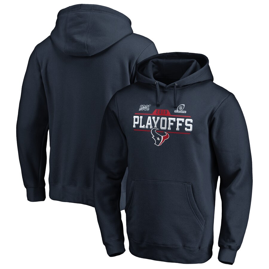 Houston Texans 2019 Playoffs Bound Pullover Hoodie Navy cheap jerseys for sale - CheapJerseys.Shop
