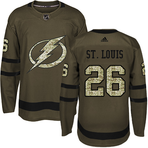 Tampa Bay Lightning #26 Martin St. Louis Green Salute to Service Stitched Jersey Men's cheap jerseys for sale - CheapJerseys.Shop