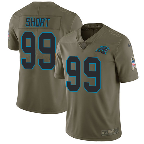 Carolina Panthers #99 Kawann Short Olive Men's Stitched Limited 2017 Salute To Service Jersey Men's cheap jerseys for sale - CheapJerseys.Shop