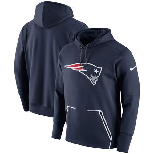 Men's New England Patriots Navy Champ Drive Vapor Speed Performance Pullover Hoodie cheap jerseys for sale - CheapJerseys.Shop