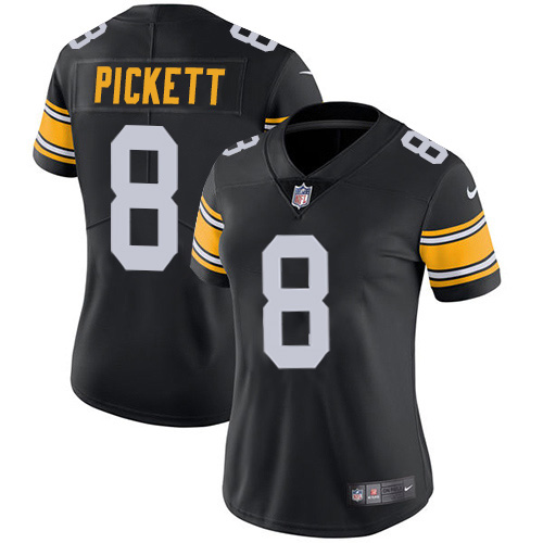 Steelers #8 Kenny Pickett Black Alternate Women's Stitched Vapor Untouchable Limited Jersey cheap jerseys for sale - CheapJerseys.Shop