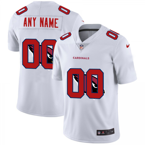 Arizona Cardinals Custom White Men's Team Logo Dual Overlap Limited Jersey cheap jerseys for sale - CheapJerseys.Shop