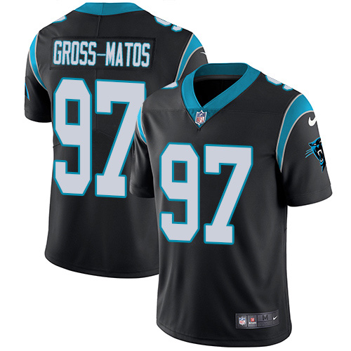 Carolina Panthers #97 Yetur Gross-Matos Black Team Color Youth Stitched Vapor Untouchable Limited Jersey Youth cheap jerseys for sale - CheapJerseys.Shop