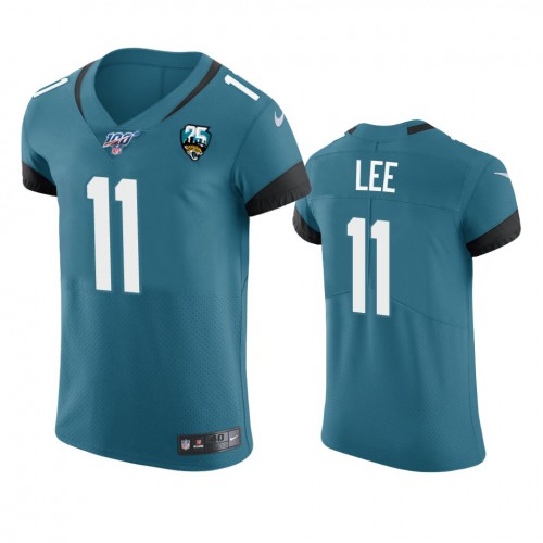Jacksonville Jacksonville Jaguars #11 Marqise Lee Teal 25th Season Vapor Elite Stitched Jersey Men's cheap jerseys for sale - CheapJerseys.Shop