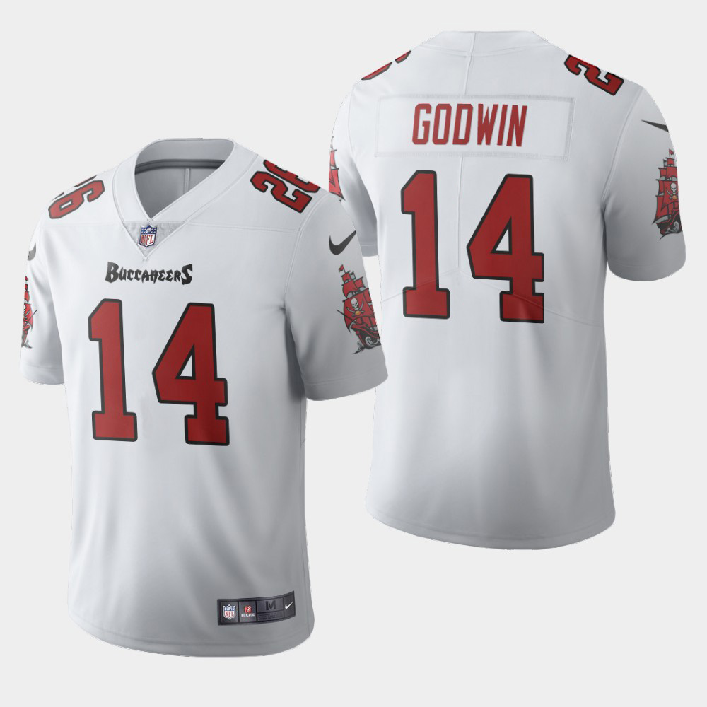 Tampa Bay Buccaneers #14 Chris Godwin White Men's 2020 Vapor Limited Jersey cheap jerseys for sale - CheapJerseys.Shop