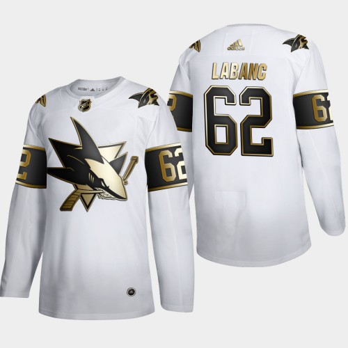 San Jose San Jose Sharks #62 Kevin Labanc Men's White Golden Edition Limited Stitched Jersey Men's cheap jerseys for sale - CheapJerseys.Shop