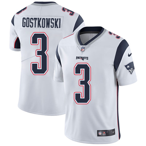 New England Patriots #3 Stephen Gostkowski White Men's Stitched Vapor Untouchable Limited Jersey Men's cheap jerseys for sale - CheapJerseys.Shop