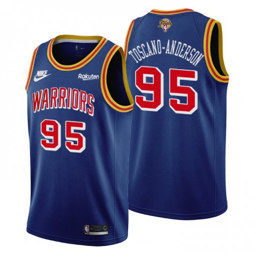 Golden State Golden State Warriors #95 Juan Toscano-Anderson Mens Releases Classic Edition 2022 Finals 75th Anniversary Jersey Blue Mens cheap jerseys for sale - CheapJerseys.Shop