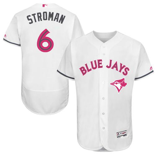 Toronto Blue Jays #6 Marcus Stroman White Flexbase Authentic Collection Mother's Day Stitched Jersey Men's cheap jerseys for sale - CheapJerseys.Shop