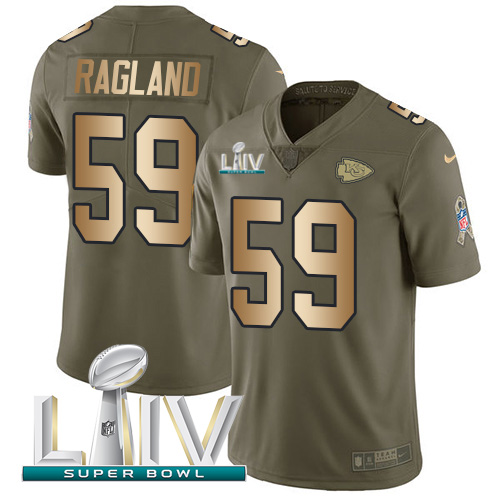 Kansas City Chiefs #59 Reggie Ragland Olive/Gold Super Bowl LIV 2020 Men's Stitched Limited 2017 Salute To Service Jersey Men's cheap jerseys for sale - CheapJerseys.Shop