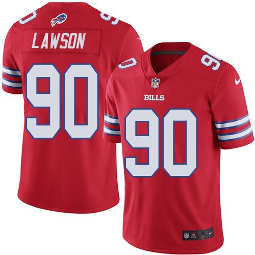 Buffalo Bills #90 Shaq Lawson Red Men's Stitched Elite Rush Jersey Men's cheap jerseys for sale - CheapJerseys.Shop