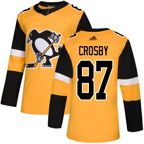 Pittsburgh Penguins #87 Sidney Crosby Gold Alternate Authentic Stitched Youth Jersey Youth cheap jerseys for sale - CheapJerseys.Shop