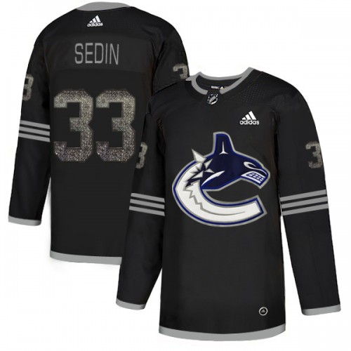 Vancouver Canucks #33 Henrik Sedin Black Authentic Classic Stitched Jersey Men's cheap jerseys for sale - CheapJerseys.Shop