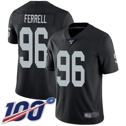 Las Vegas Raiders #96 Clelin Ferrell Black Team Color Men's Stitched 100th Season Vapor Limited Jersey Men's cheap jerseys for sale - CheapJerseys.Shop