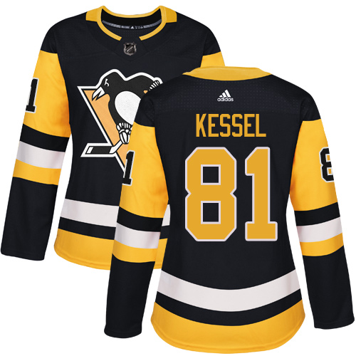 Pittsburgh Penguins #81 Phil Kessel Black Home Authentic Women's Stitched Jersey Womens cheap jerseys for sale - CheapJerseys.Shop