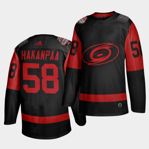 Carolina Carolina Hurricanes #58 Jani Hakanpaa Black Men's 2021 Stadium Series Outdoor Game Jersey Men's cheap jerseys for sale - CheapJerseys.Shop