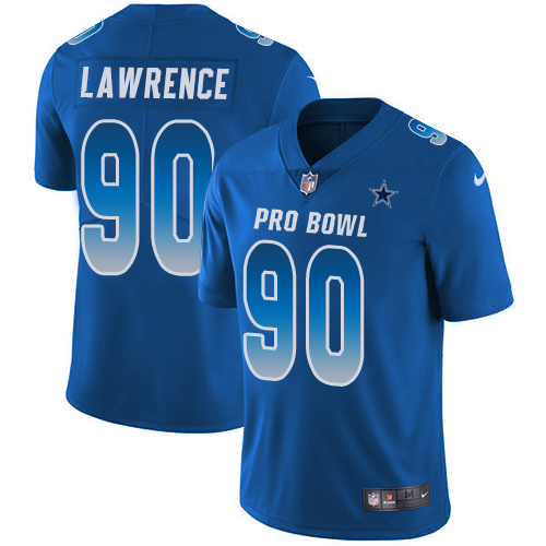 Cowboys #90 Demarcus Lawrence Royal Men's Stitched Limited NFC 2019 Pro Bowl Jersey cheap jerseys for sale - CheapJerseys.Shop