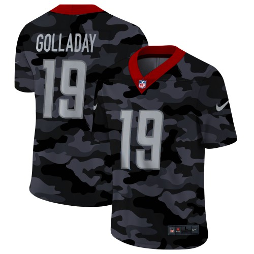 Detroit Detroit Lions #19 Kenny Golladay Men's 2020 Black CAMO Vapor Untouchable Limited Stitched Jersey Men's cheap jerseys for sale - CheapJerseys.Shop