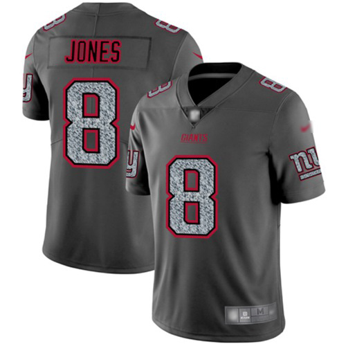 Giants #8 Daniel Jones Gray Static Men's Stitched Vapor Untouchable Limited Jersey cheap jerseys for sale - CheapJerseys.Shop