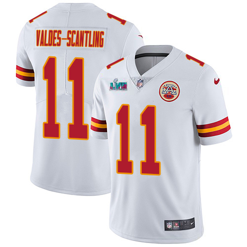Chiefs #11 Marquez Valdes-Scantling White Super Bowl LVII Patch Youth Stitched Vapor Untouchable Limited Jersey cheap jerseys for sale - CheapJerseys.Shop