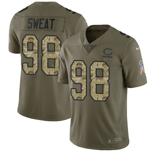 Bears #98 Montez Sweat Olive/Camo Youth Stitched Limited 2017 Salute To Service Jersey cheap jerseys for sale - CheapJerseys.Shop