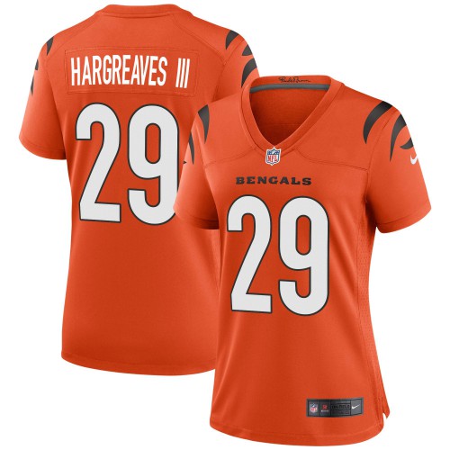 Cincinnati Cincinnati Bengals #29 Vernon Hargreaves III Orange Women's Game Jersey Womens cheap jerseys for sale - CheapJerseys.Shop