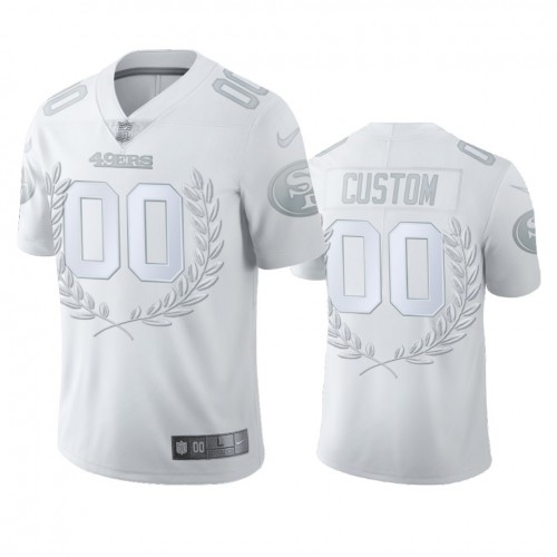 San Francisco 49ers Custom Men's Platinum MVP Limited Edition Jersey cheap jerseys for sale - CheapJerseys.Shop