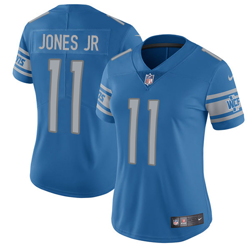 Detroit Lions #11 Marvin Jones Jr Light Blue Team Color Women's Stitched Vapor Untouchable Limited Jersey Womens cheap jerseys for sale - CheapJerseys.Shop