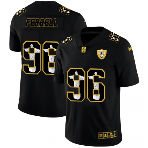 Las Vegas Las Vegas Raiders #96 Clelin Ferrell Carbon Black Vapor Cristo Redentor Limited Jersey Men's cheap jerseys for sale - CheapJerseys.Shop
