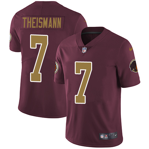 Washington Commanders #7 Joe Theismann Burgundy Red Alternate Men's Stitched Vapor Untouchable Limited Jersey Men's cheap jerseys for sale - CheapJerseys.Shop