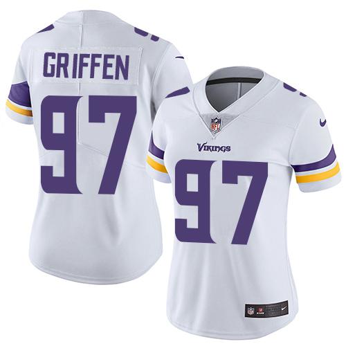Minnesota Vikings #97 Everson Griffen White Women's Stitched Vapor Untouchable Limited Jersey Womens cheap jerseys for sale - CheapJerseys.Shop