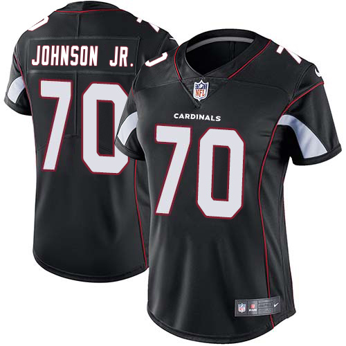Cardinals #70 Paris Johnson Jr. Black Alternate Women's Stitched Vapor Untouchable Limited Jersey cheap jerseys for sale - CheapJerseys.Shop